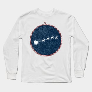 Santa on the move Long Sleeve T-Shirt